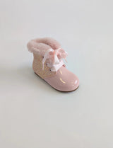 Beau Kid Sophie Glitter Ribbon Laced Boots