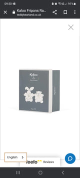 Kaloo Perle Blue Chubby Rabbit