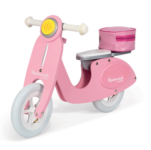 Janod Mademoiselle Pink Wooden Balance Scooter JND-TOY50