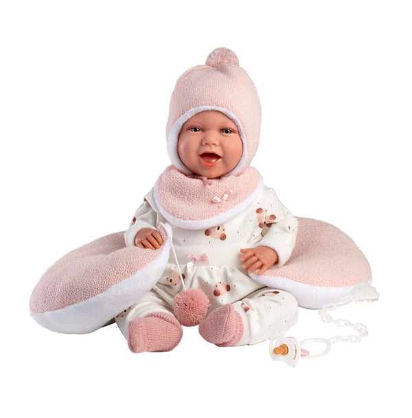 Llorens Mimi Laughing Doll With Cushion 74104