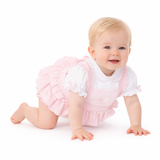 Pastels & Co Helena Pink Dungaree Set 805B