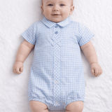 Pastels & Co Ronald Gingham Romper PA-807C