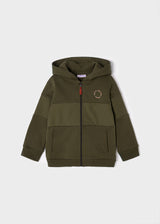 Mayoral Boys Khaki Hoodie 4474
