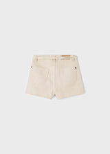 Mayoral Girls Natural Twill Shorts 234