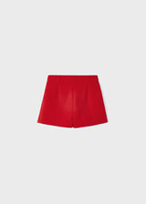 Mayoral Girls Red Structured Shorts 3202