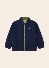 Mayoral Boys Khaki/Navy Reversible Windbreaker 3460