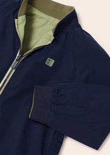 Mayoral Boys Khaki/Navy Reversible Windbreaker 3460