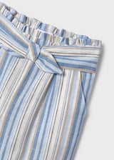 Mayoral Girls Striped 3/4 Trousers 3505