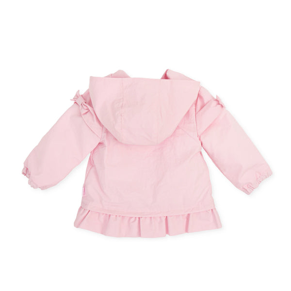Tutto Piccolo Bow Trim Hooded Jacket 5512S23