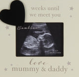 Bambino By Juliana Mummy & Daddy Countdown Scan Frame