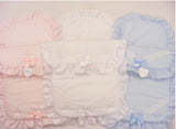 Kinder Doby Spot Lace Pram Set