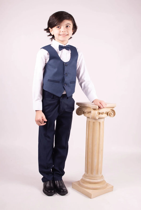 Beau Kid 3 Piece Suit & Bow Tie