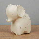 Bambino By Juliana White Resin Elephant Bank
