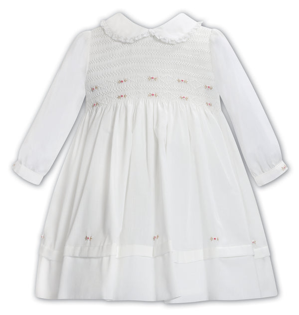 Sarah Louise Long Sleeved Smocked Dress 013384 - PRE-ORDER