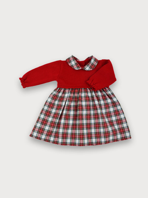 Sardon Tartan Peter Pan Collar Dress 266