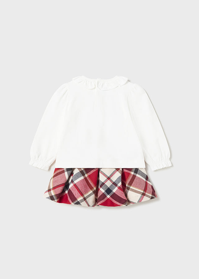 Mayoral Toddler Girls Plaid Skirt Set 2995