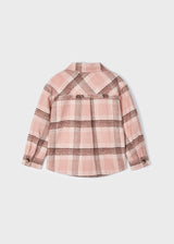 Mayoral Girl's Pink Checked Overshirt 4198