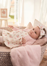 Mayoral Baby Girls Robin Dress With Attached Cardigan 2884