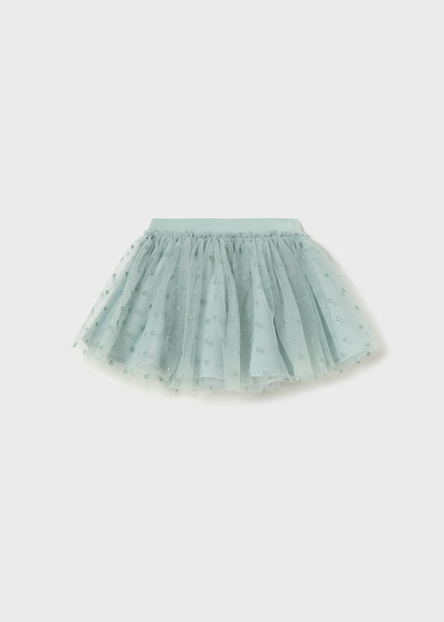 Mayoral Toddler Girls Mint Tulle Skirt 2901