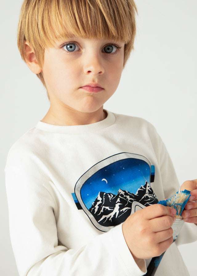 Mayoral Boys Ski Long Sleeve T 4056