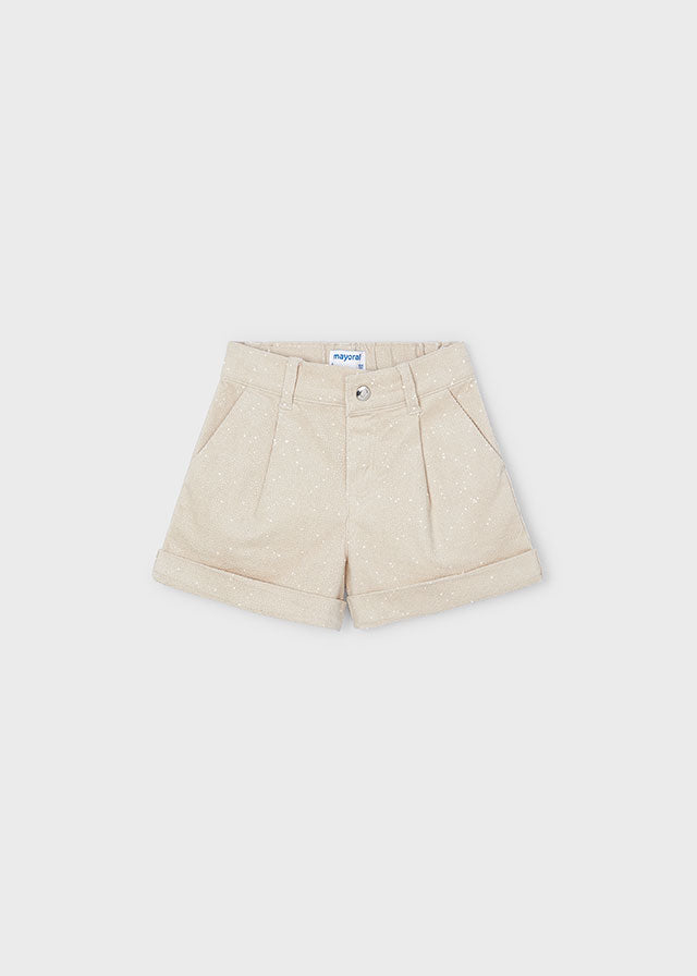 Mayoral Girls Stone Corduroy Shorts 4219