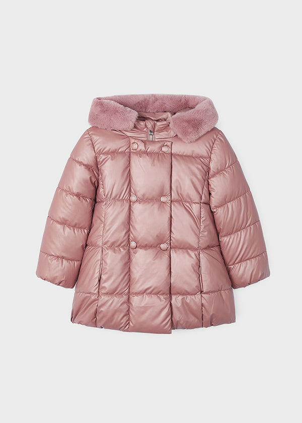 Mayoral Girls Rose Pearl Hooded Jacket 4489