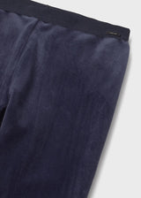 Mayoral Toddler Girls Navy Velvet Leggings 727