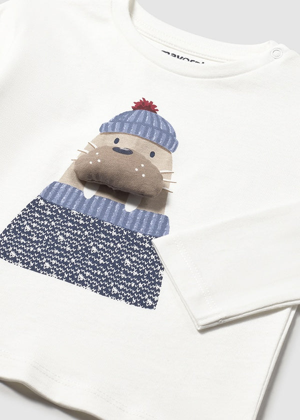 Mayoral Toddler Boys Bear Long Sleeve T