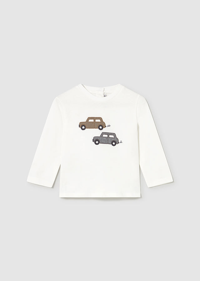 Mayoral Toddler Car Motif Long Sleeve T 2072