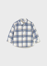 Mayoral Toddler Boys Iceberg Check Fleece Lined Overshirt 2104