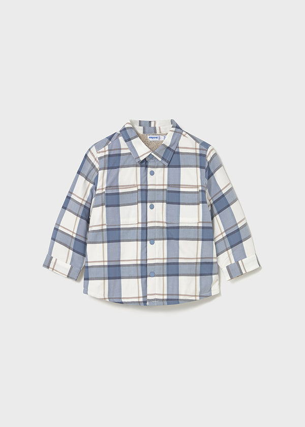 Mayoral Toddler Boys Iceberg Check Fleece Lined Overshirt 2104