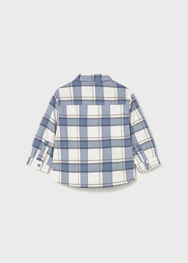 Mayoral Toddler Boys Iceberg Check Fleece Lined Overshirt 2104