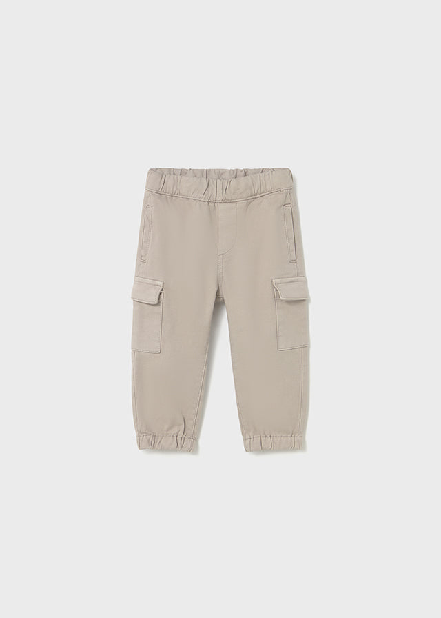 Mayoral Toddler Boys Taupe Cargo Joggers 2506