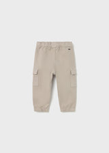 Mayoral Toddler Boys Taupe Cargo Joggers 2506