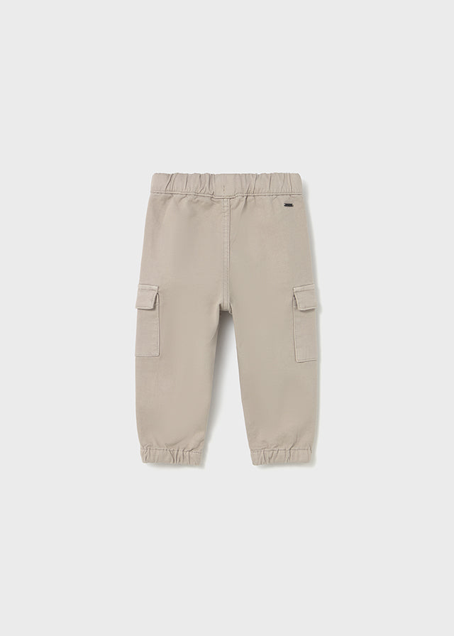 Mayoral Toddler Boys Taupe Cargo Joggers 2506
