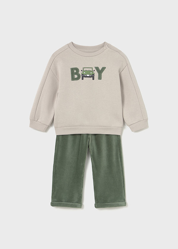 Mayoral Toddler Boys Corduroy Trouser Set 2513