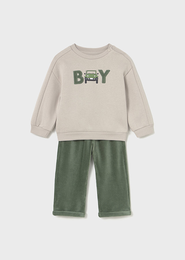 Mayoral Toddler Boys Corduroy Trouser Set 2513