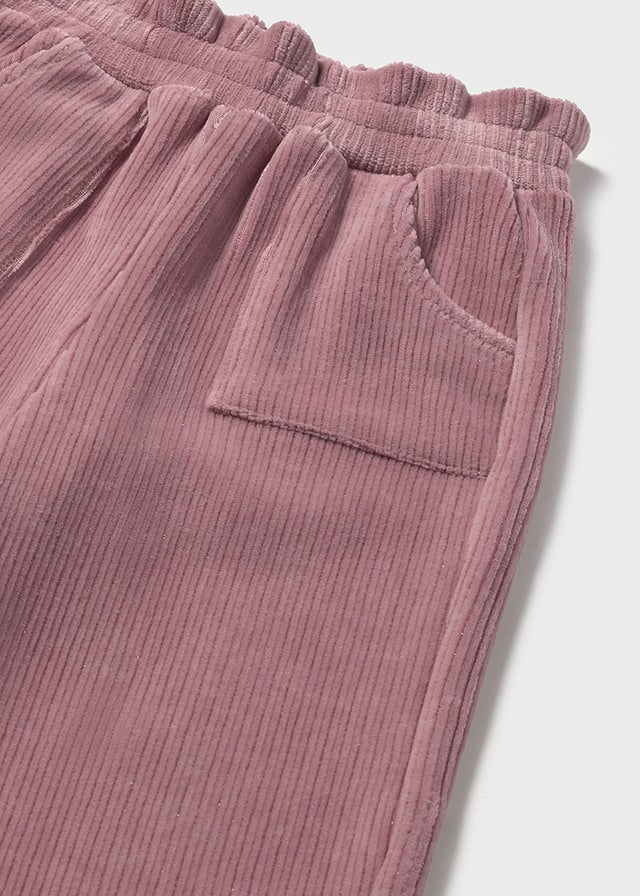 Mayoral Toddler Girls Pink Corduroy Trousers 2590
