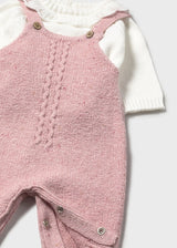 Mayoral Baby Girls Knit Dungaree Set 2605