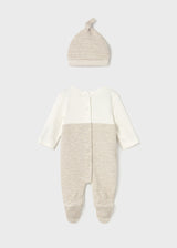 Mayoral Baby Boys Dungaree Set With Hat 2609
