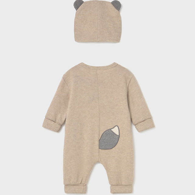 Mayoral Baby Boys Bear All In One & Hat 2613