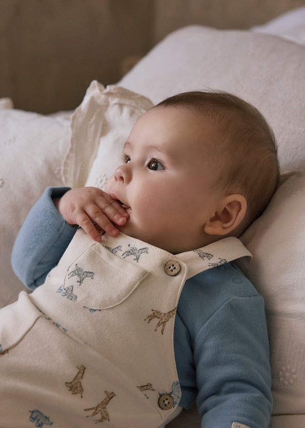 Mayoral Baby Boys Animal Dungaree Set 2618