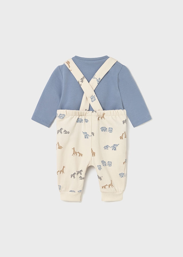 Mayoral Baby Boys Animal Dungaree Set 2618