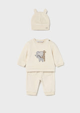 Mayoral Baby Boys 3 Piece Velvet Ribbed Set 2624