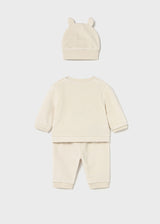 Mayoral Baby Boys 3 Piece Velvet Ribbed Set 2624