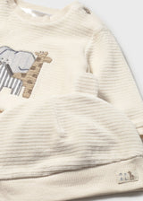 Mayoral Baby Boys 3 Piece Velvet Ribbed Set 2624