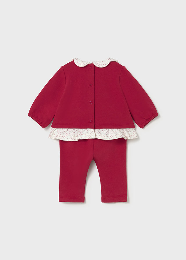 Mayoral Baby Girls Red Legging Set 2707