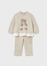 Mayoral Toddler Girls Teddy Jog Set 2843