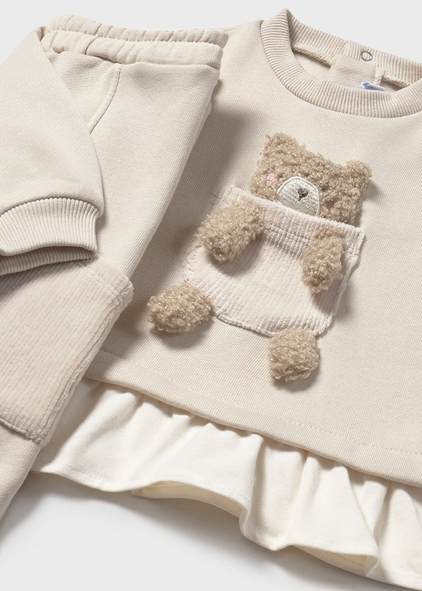 Mayoral Toddler Girls Teddy Jog Set 2843