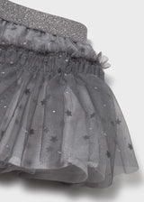 Mayoral Toddler Girls Steel Star Tulle Skirt 2901